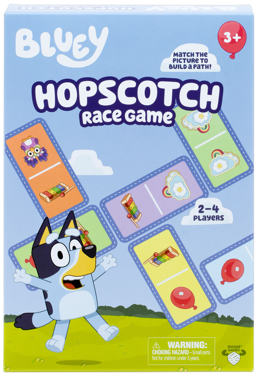 Bluey Hopscotch Race Game
