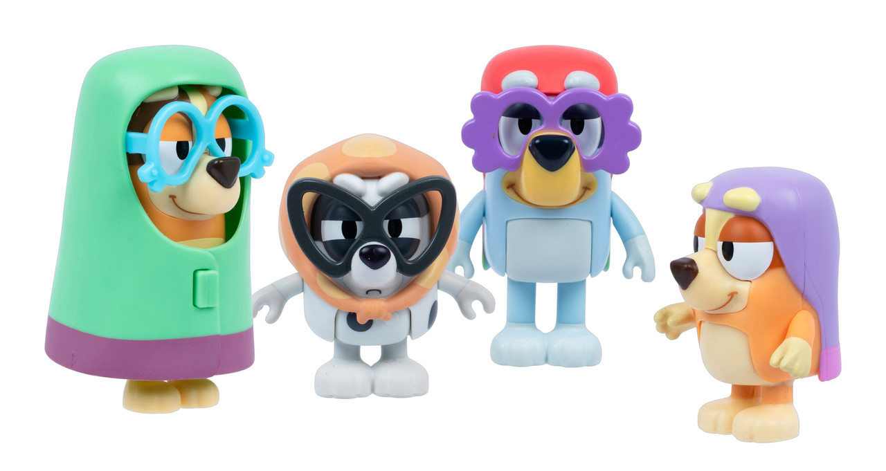 Bluey - Here Come the Grannies Figures 4 Pack