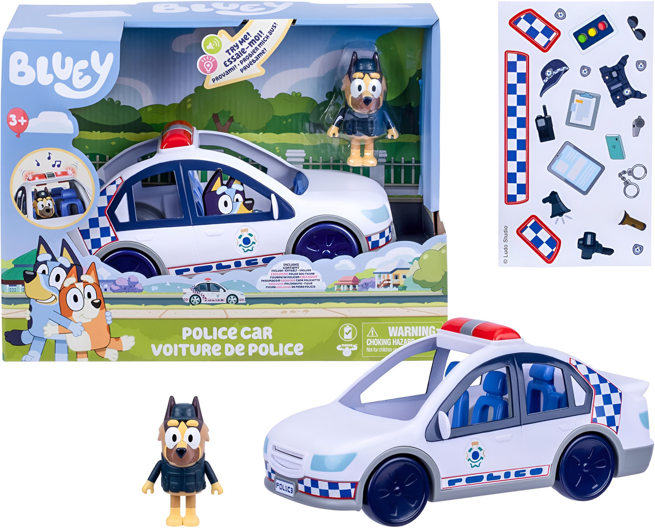 Bluey Police Car