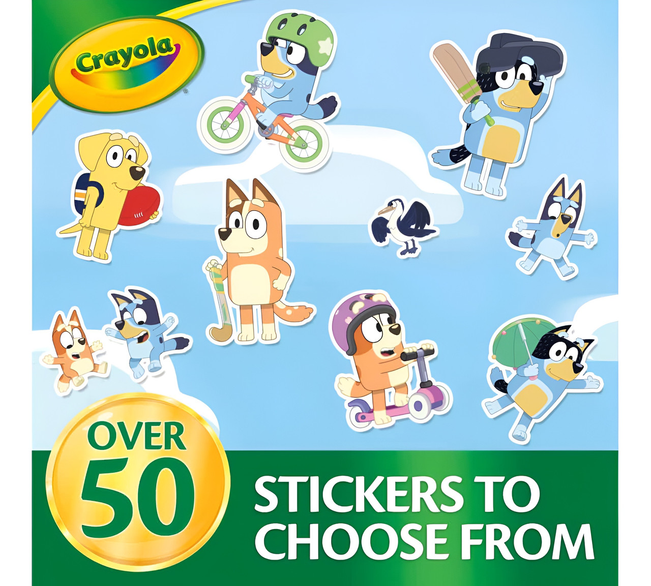 Crayola Bluey Colour and Sticker Activity Set with Markers