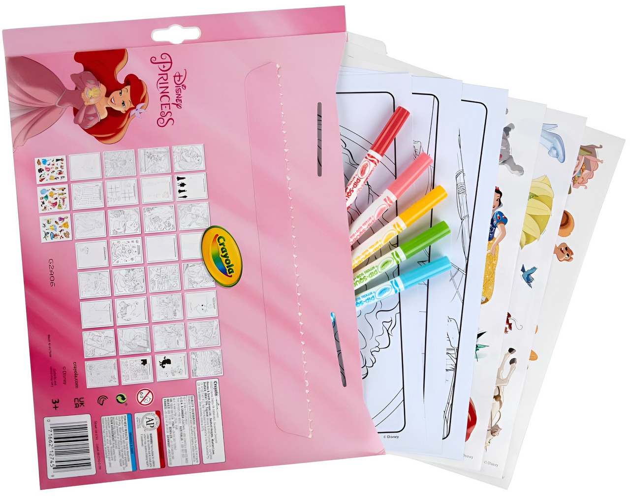 Crayola Disney Princess Colour & Sticker Activity Set with Markers