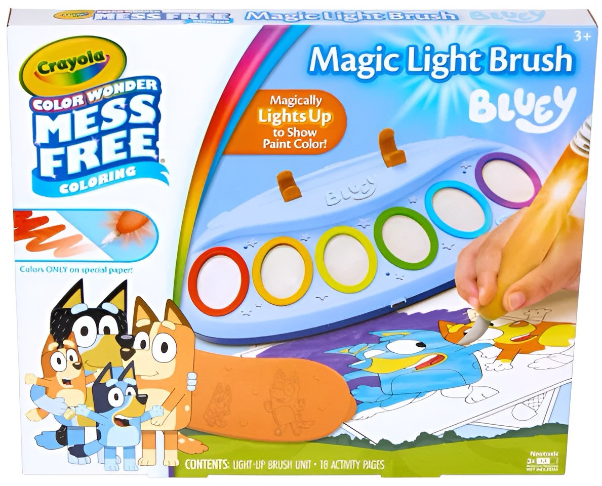 Crayola Bluey Colour Wonder Magic Light Brush