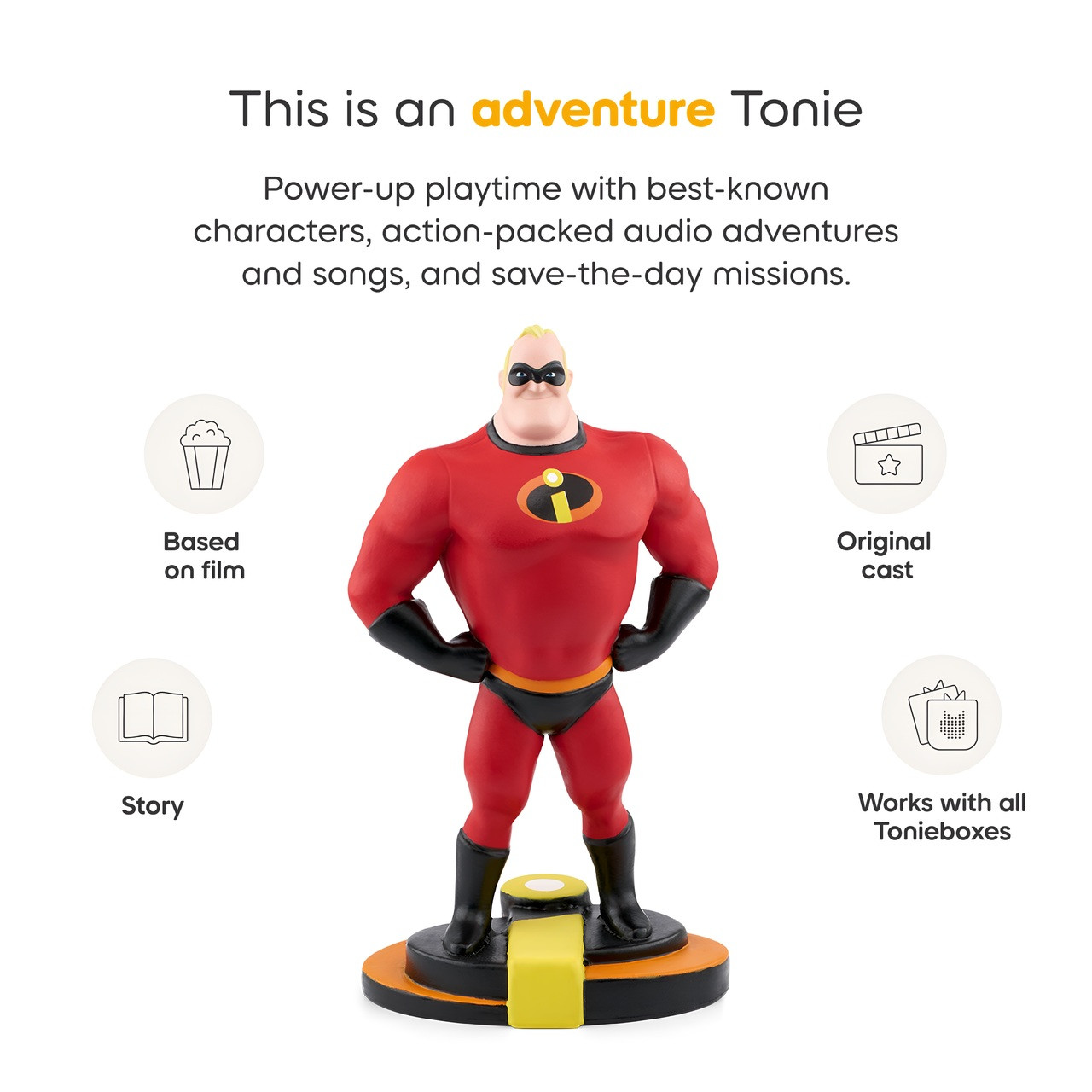 Tonies Disney Mr Incredible Audio Play Figure