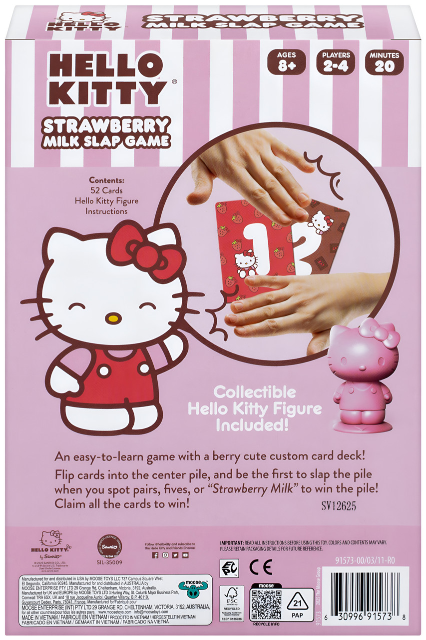 Hello Kitty Strawberry Milk Slap Express Game