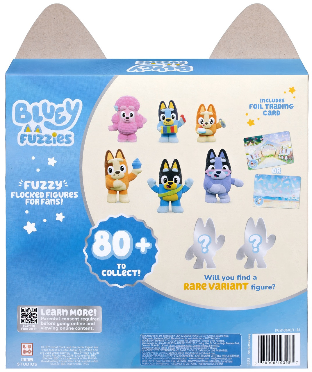 Bluey Fuzzies Deluxe Figure Pack