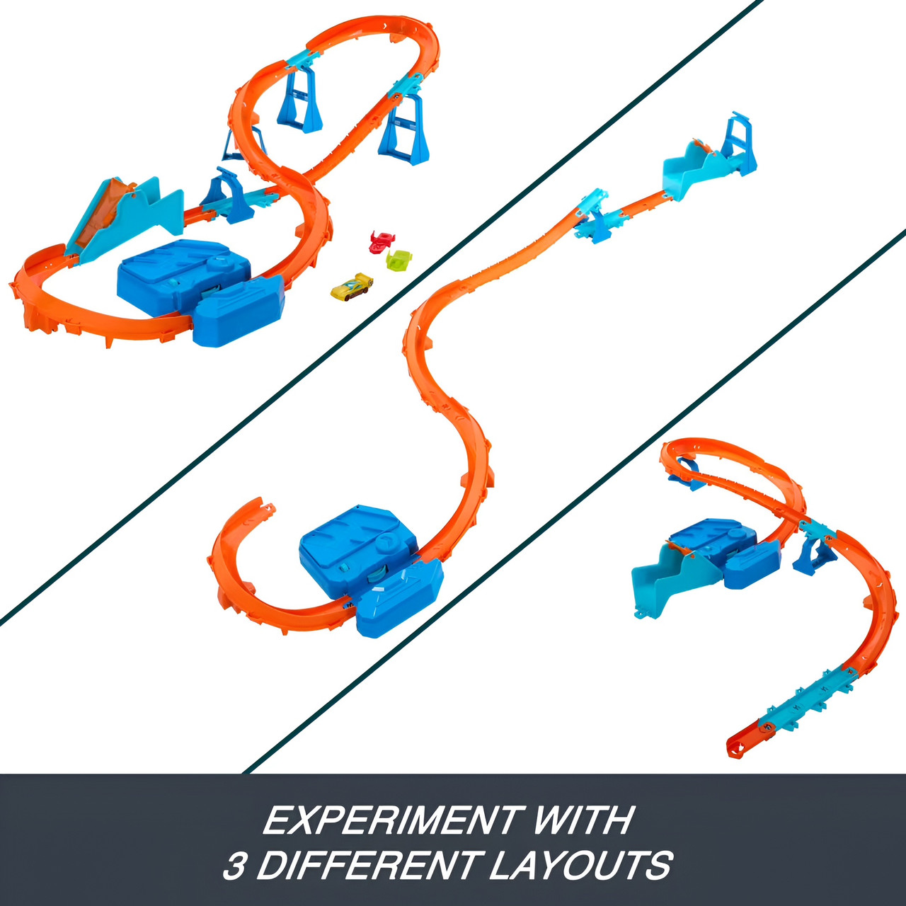 Hot Wheels Track Creator Boosted Jump Speedway Set
