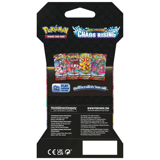 Pokemon TCG Chaos Rising Blister