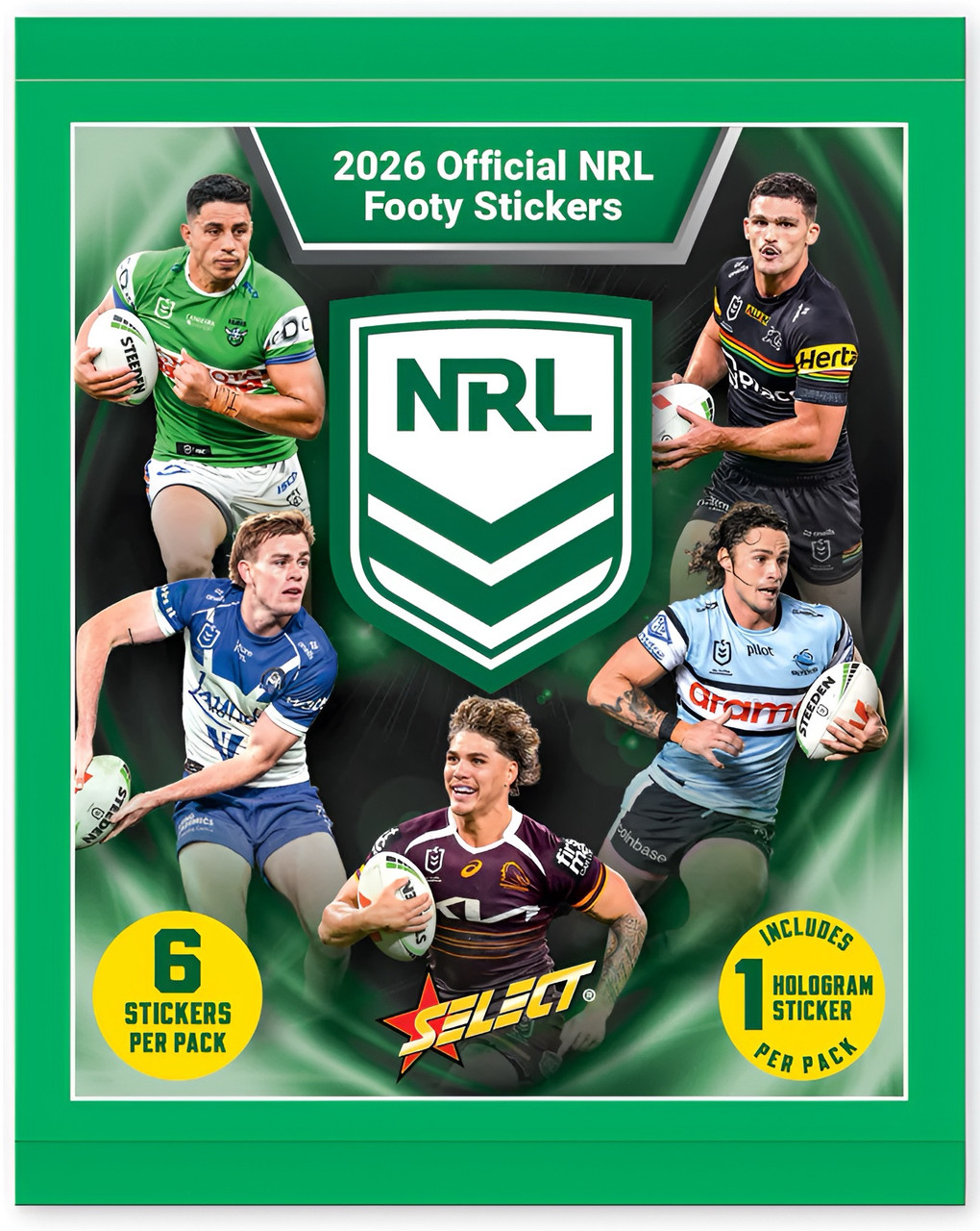 2026 Official NRL Footy Stickers Book Bundle