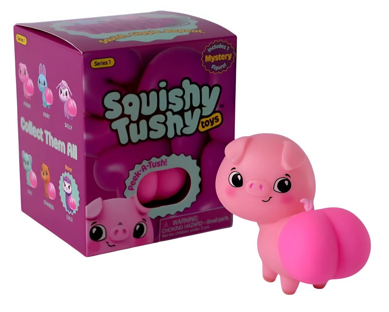 Squishy Tushy Toys 3inch Single Blind Pack Series 1