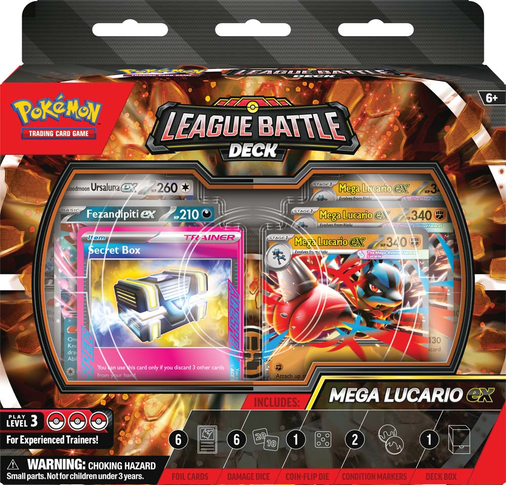 Pokemon TCG Mega Lucario Ex League Battle Deck