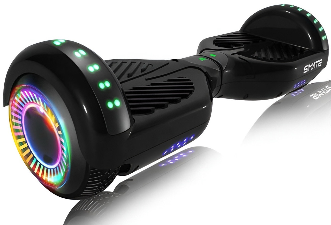 Hoverx Light-Up Hoverboard - Black