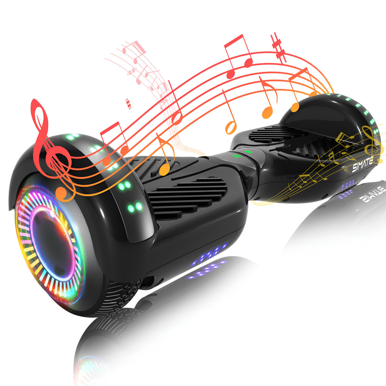 Hoverx Light-Up Hoverboard - Black