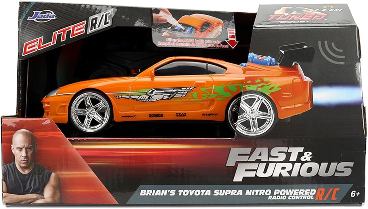 Fast & Furious RC Nitro Powered Vapor 1:24 Toyota Supra