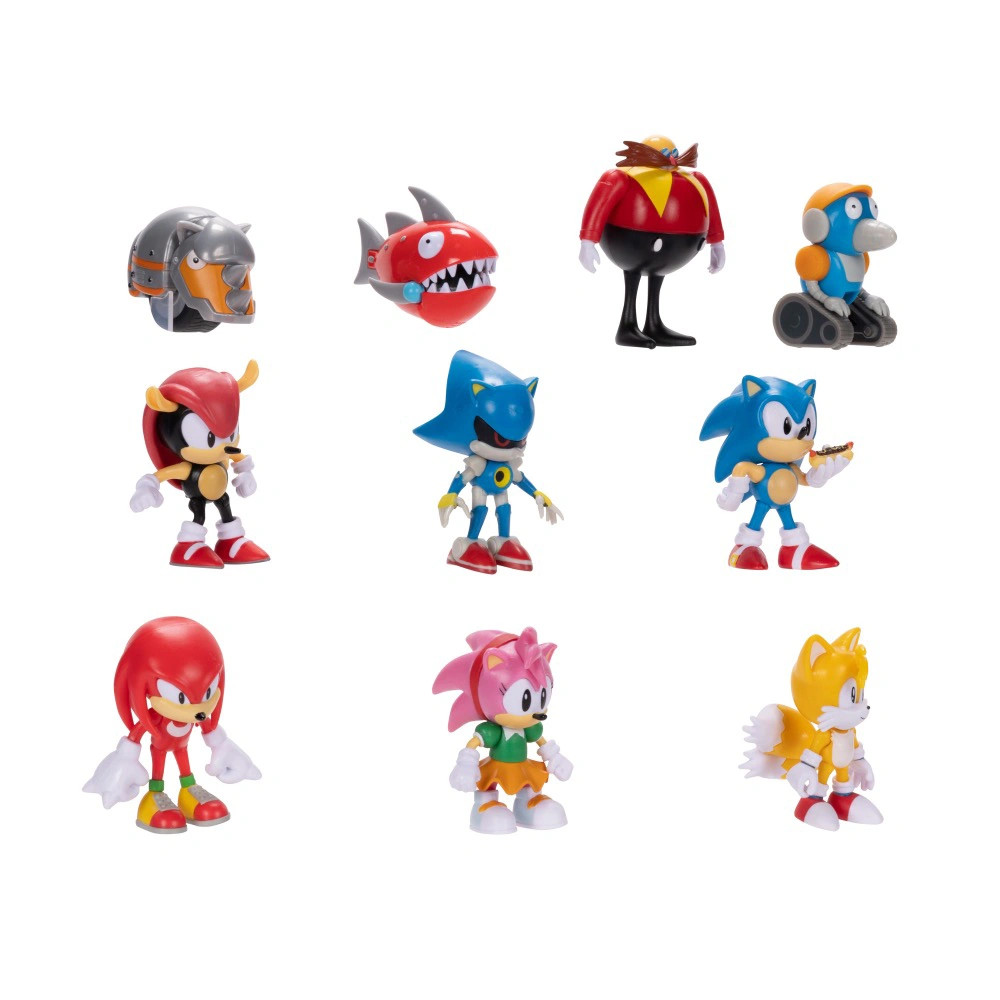 Sonic The Hedgehog Friends & Foes 2.5-inch Figures 10-Pack