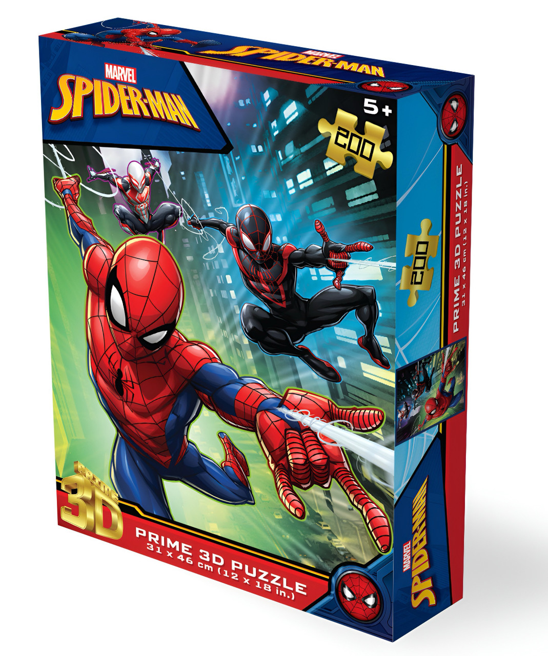 Marvel Spiderman 3D Jigsaw Puzzle 200pc