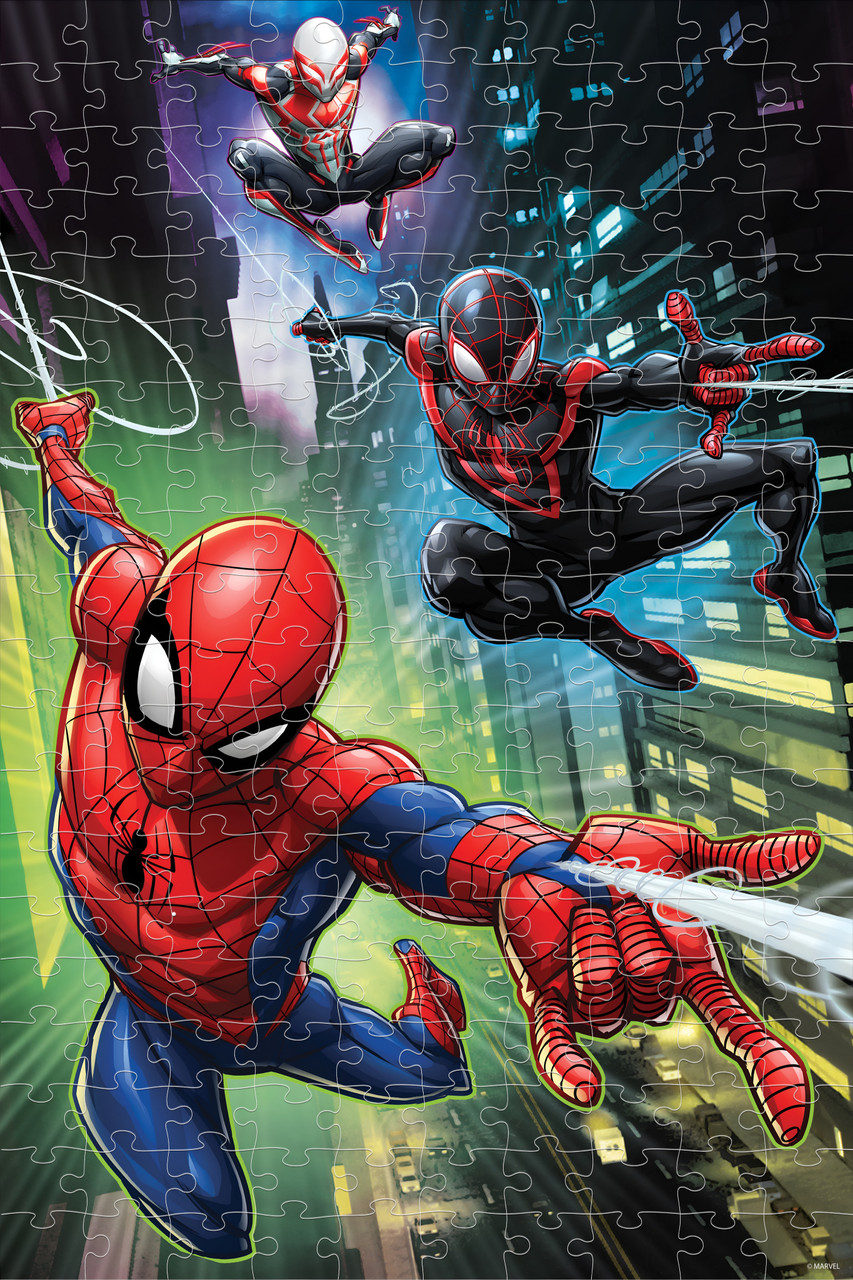 Marvel Spiderman 3D Jigsaw Puzzle 200pc