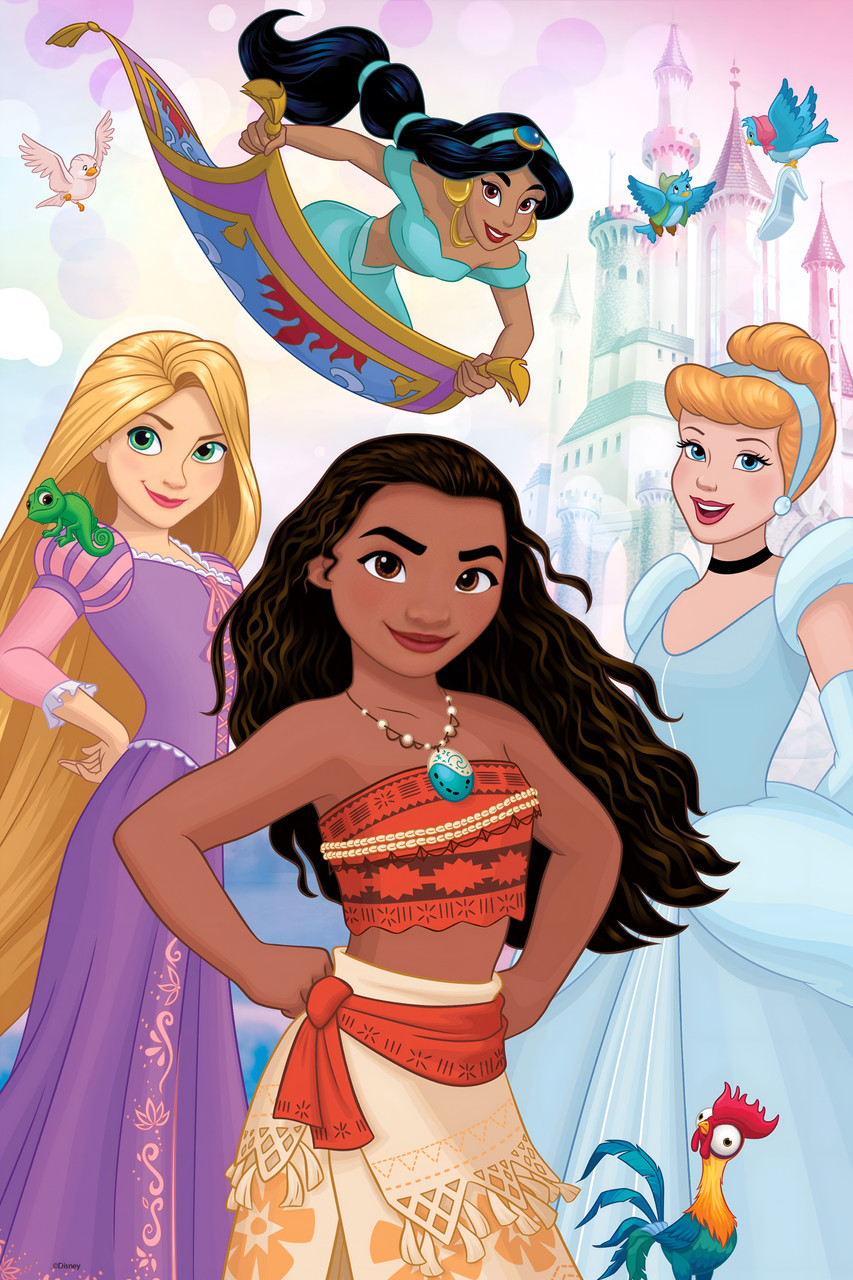 Disney Princess 3D Jigsaw Puzzle 200pc