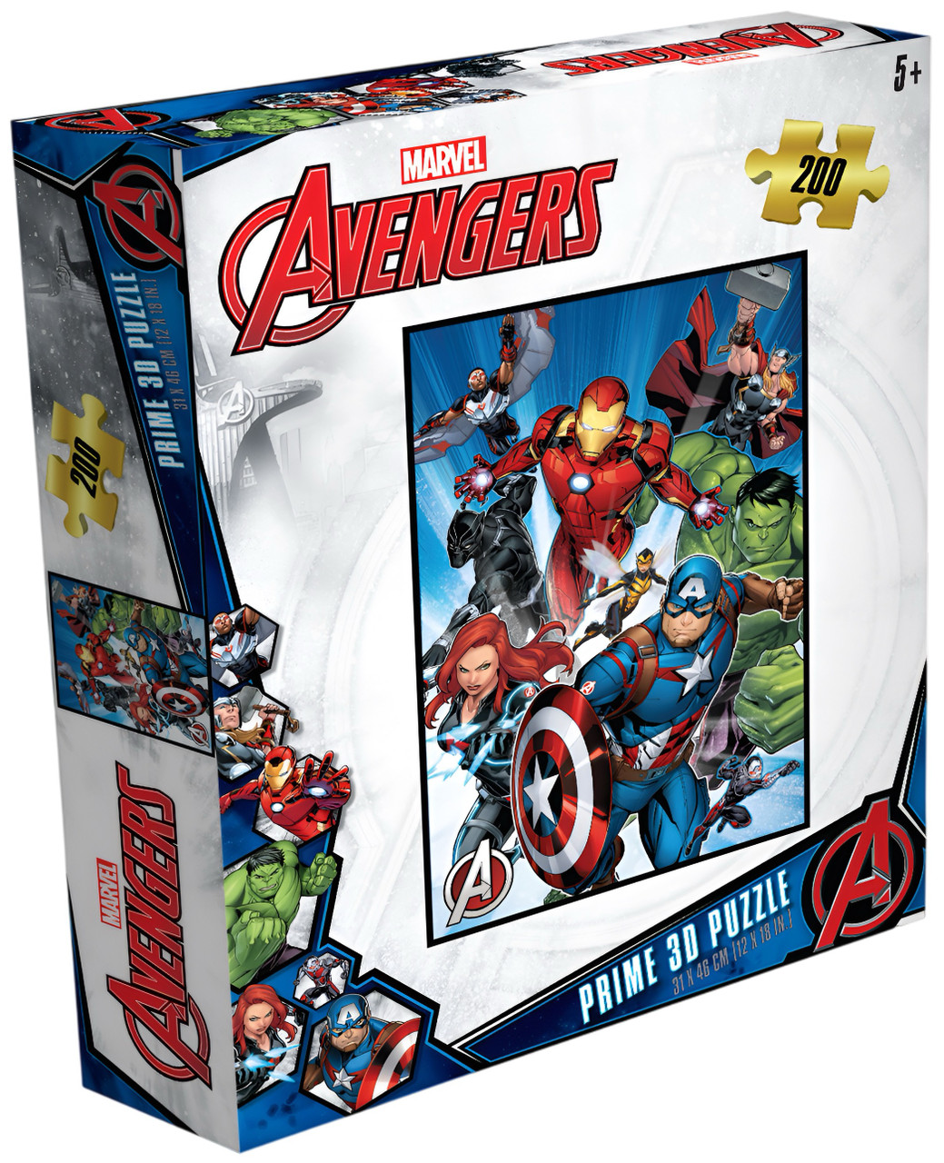 Marvel Avengers Figure 3D Jigsaw Puzzle 200pc