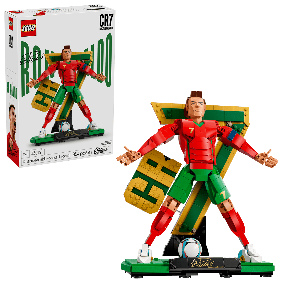 LEGO Editions Cristiano Ronaldo – Soccer Legend 43016