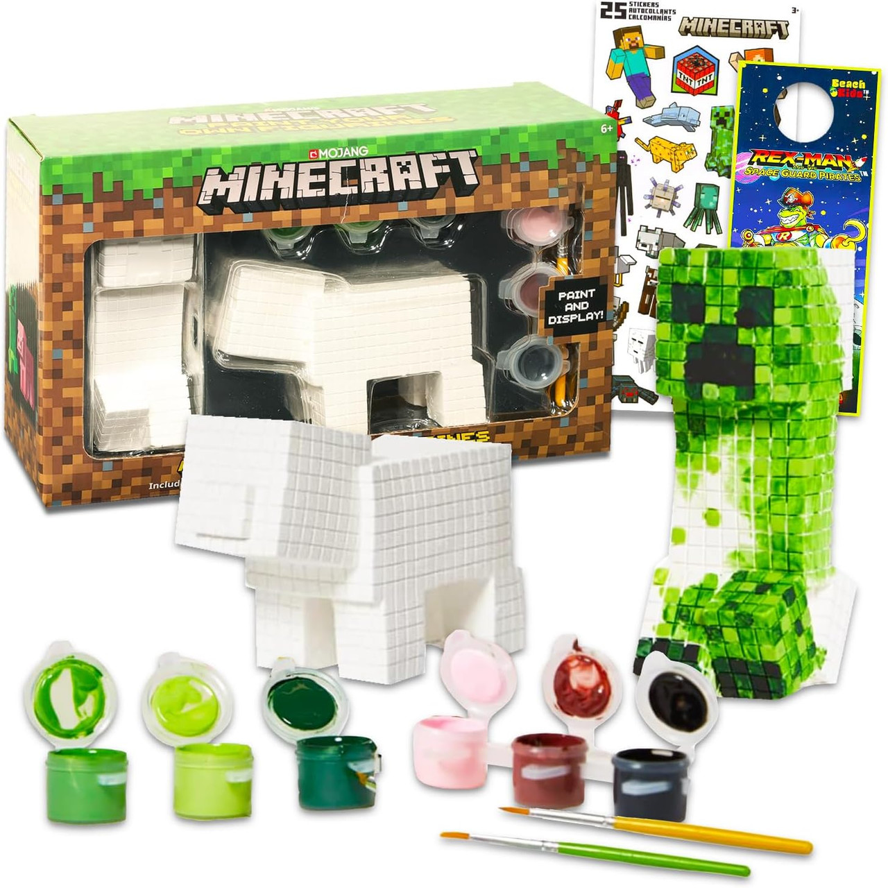 Minecraft Paint Your Own Figurines Set