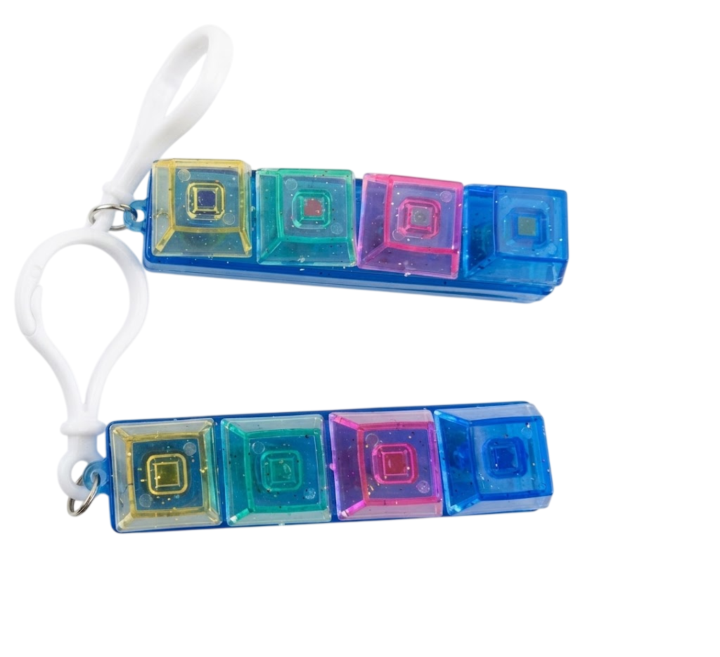 Keyboard Fidget Keychain Toy