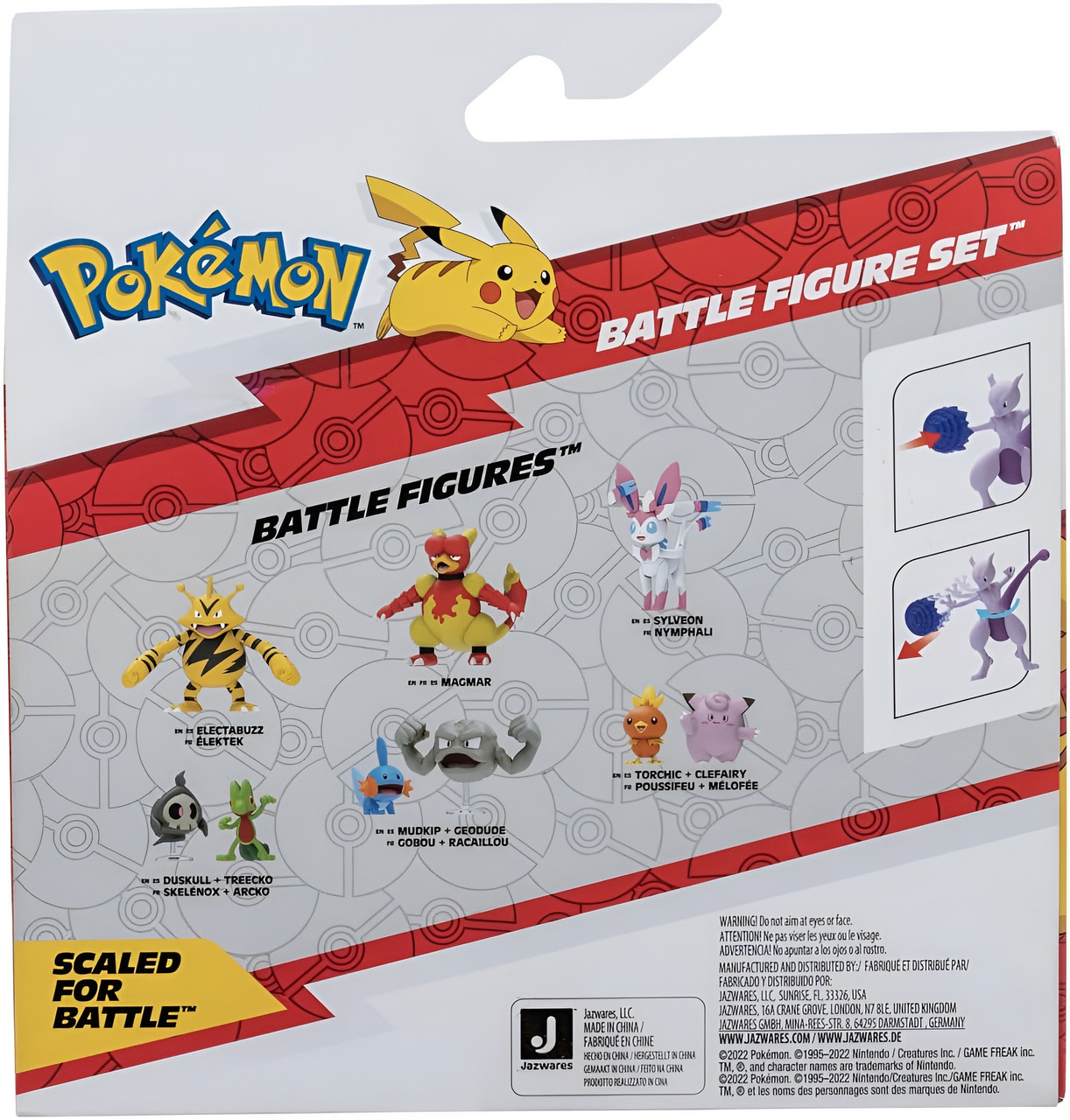 Pokemon Battle Figure Set - Mew and Mewtwo