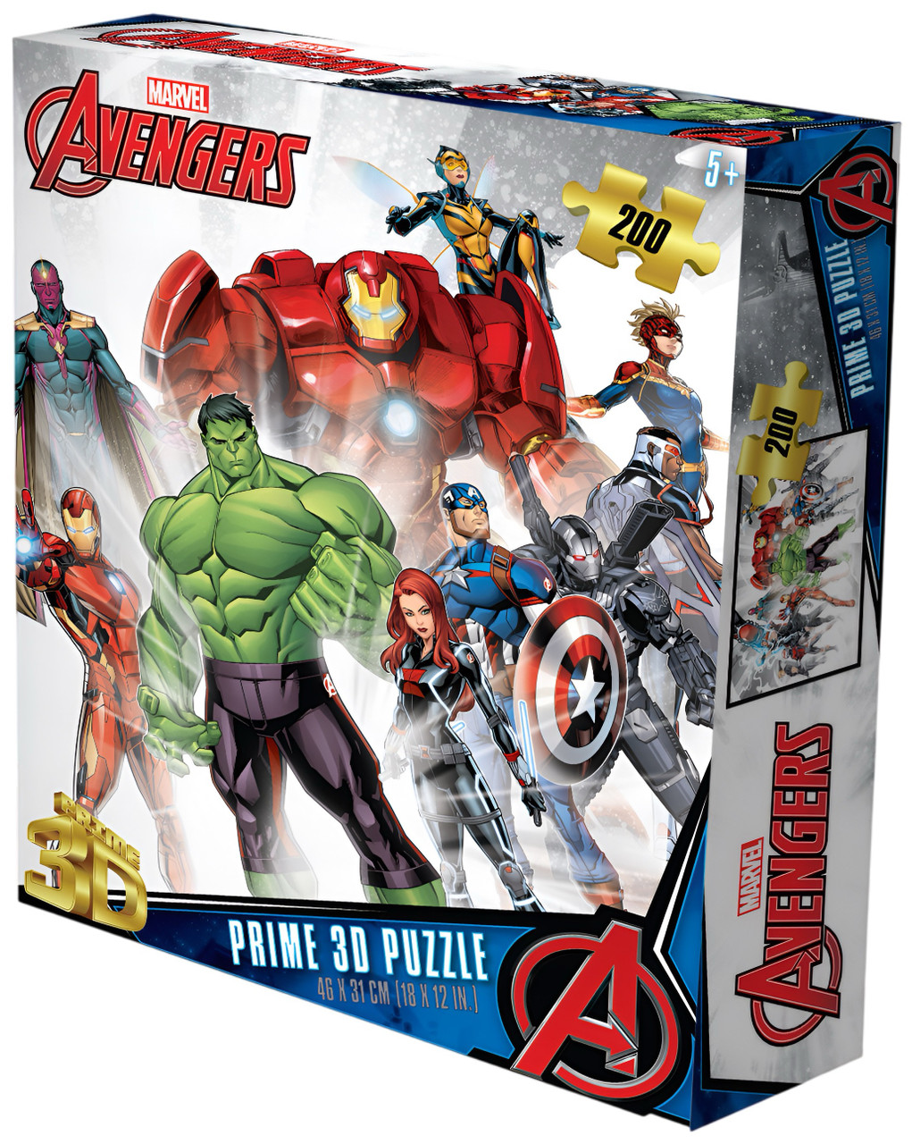 Marvel Avengers 3D Jigsaw Puzzle 200pc