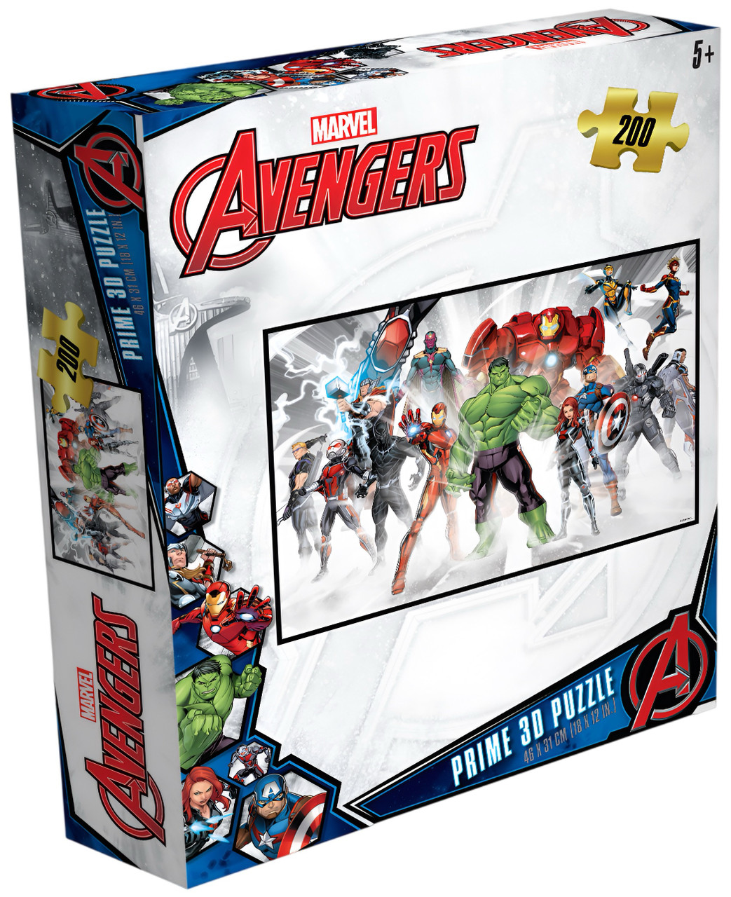 Marvel Avengers 3D Jigsaw Puzzle 200pc