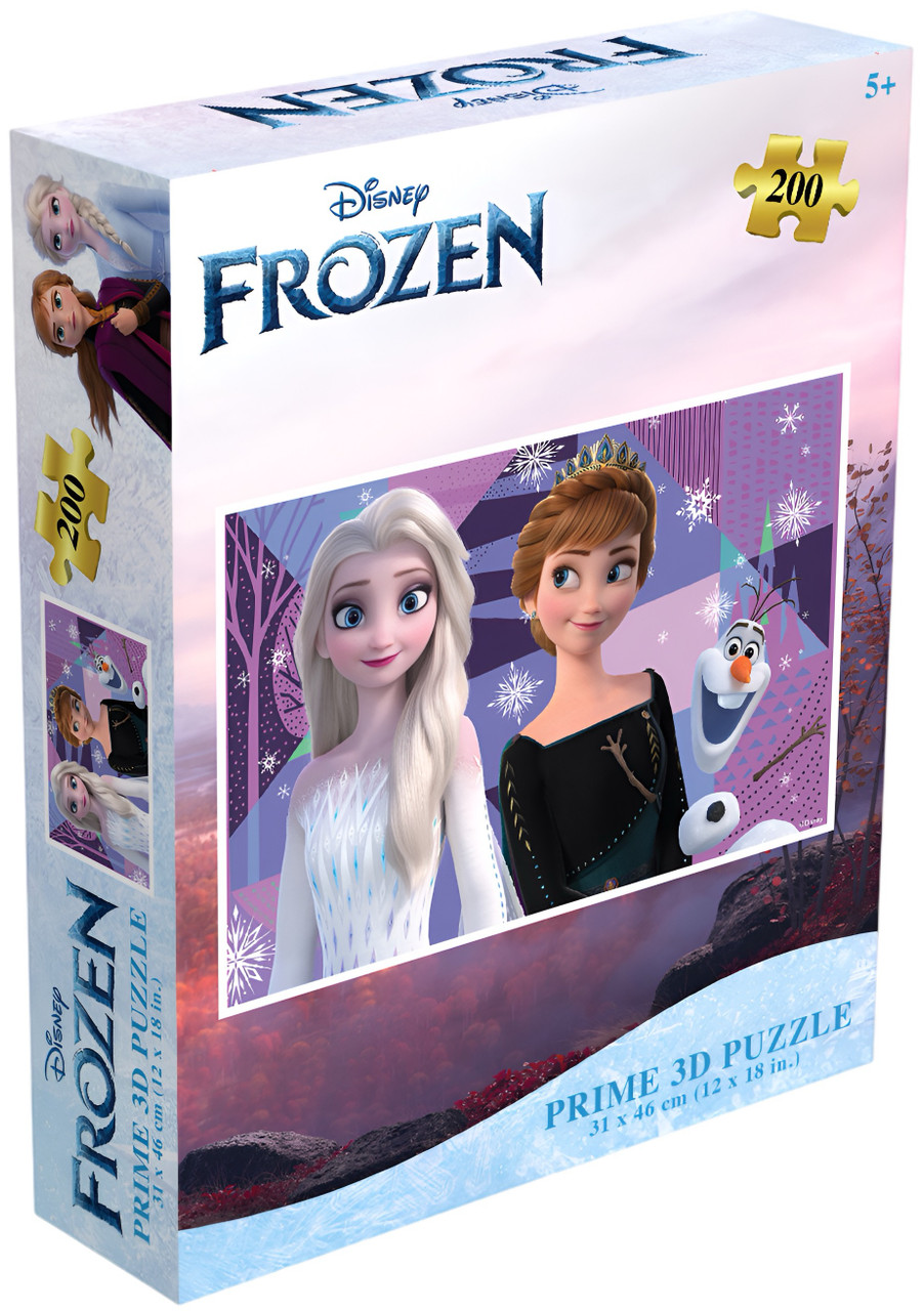 Disney Frozen Elsa and Anna 3D Jigsaw Puzzle 200pc