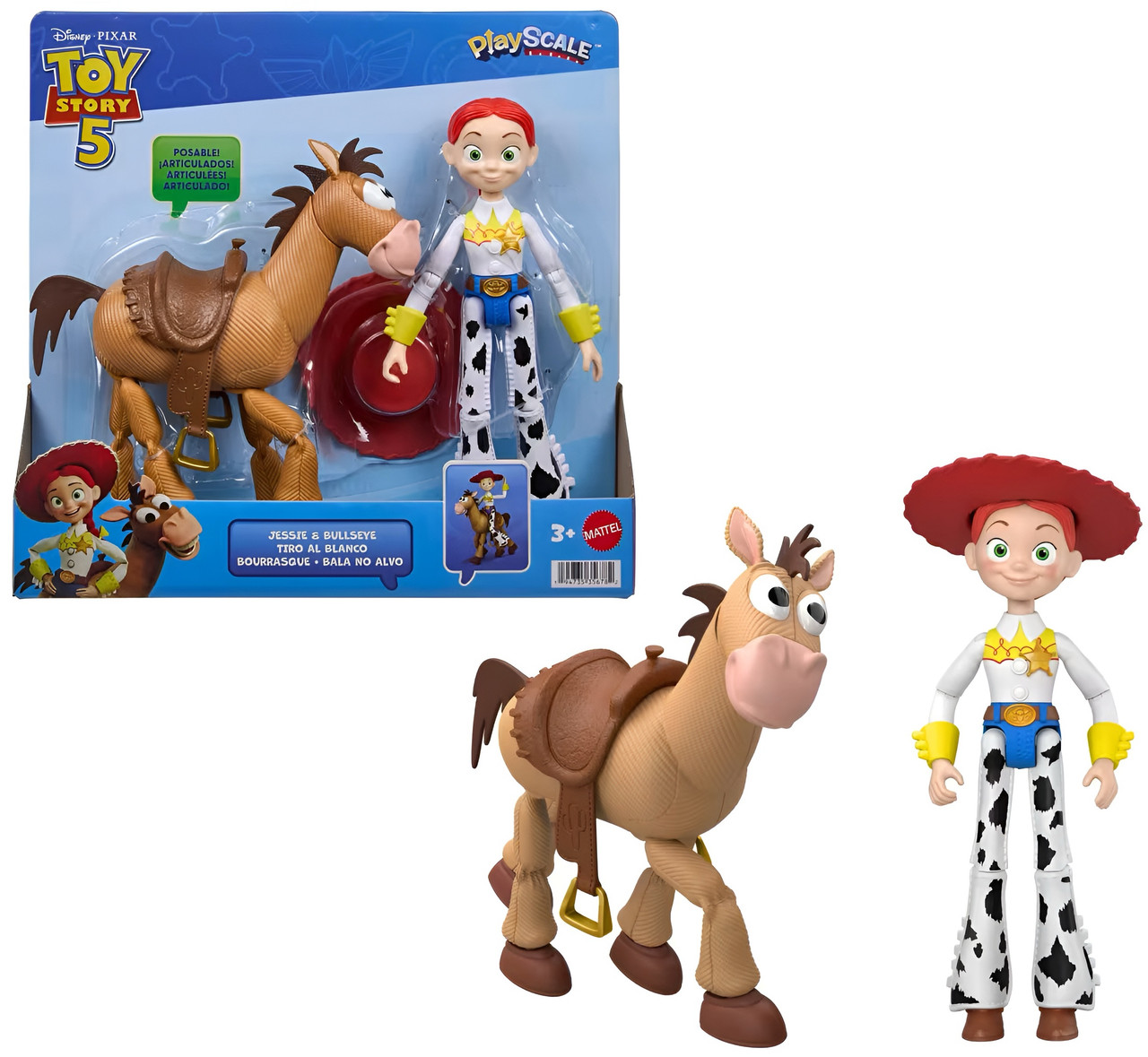 Disney Pixar Toy Story 5 Jessie & Bullseye Action Figures 2 Pack