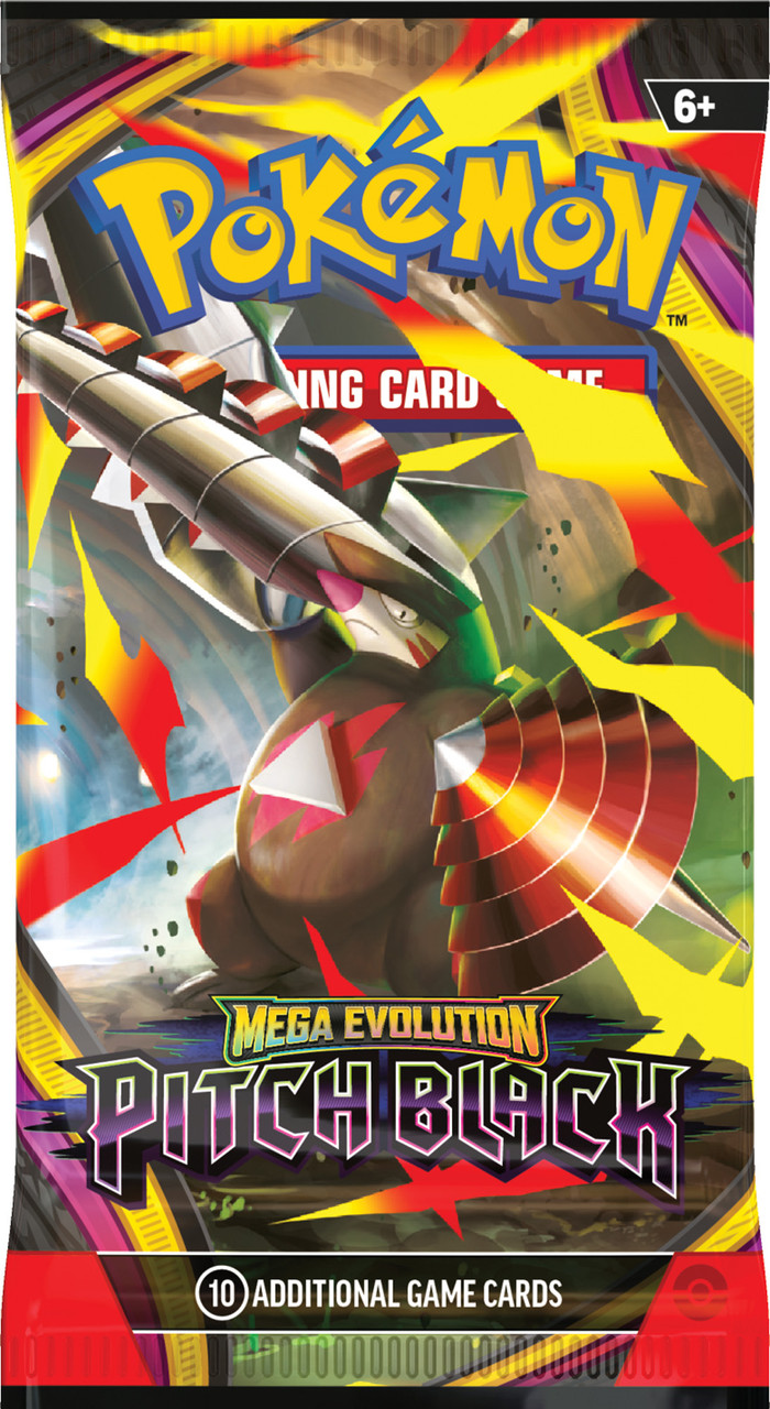 Pokemon TCG Mega Evolutions 5 Pitch Black Sleeved Booster