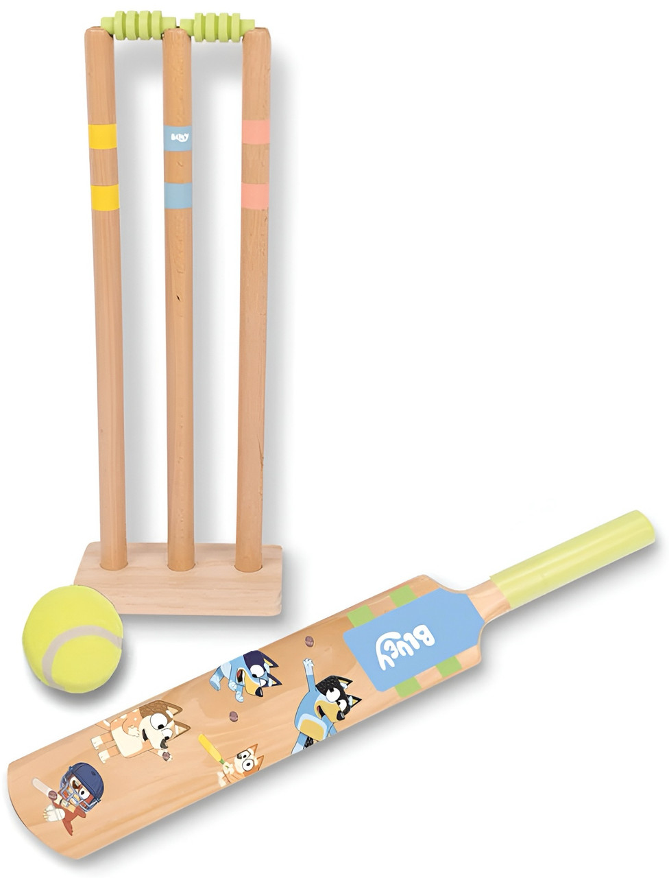 Bluey Wooden Cricket Set