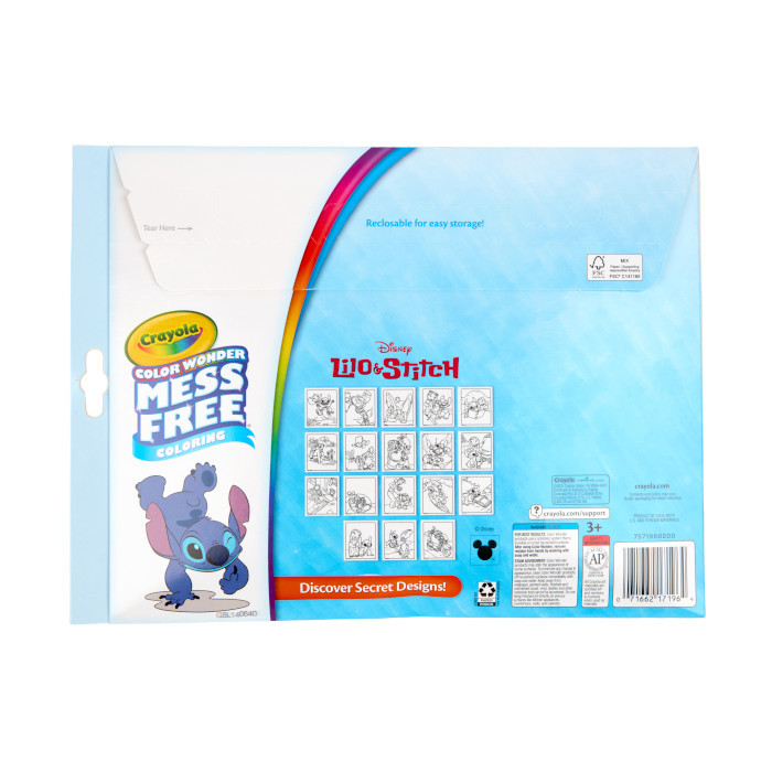 Crayola Colour Wonder Mess Free Lilo & Stitch Colouring Pages & Markers
