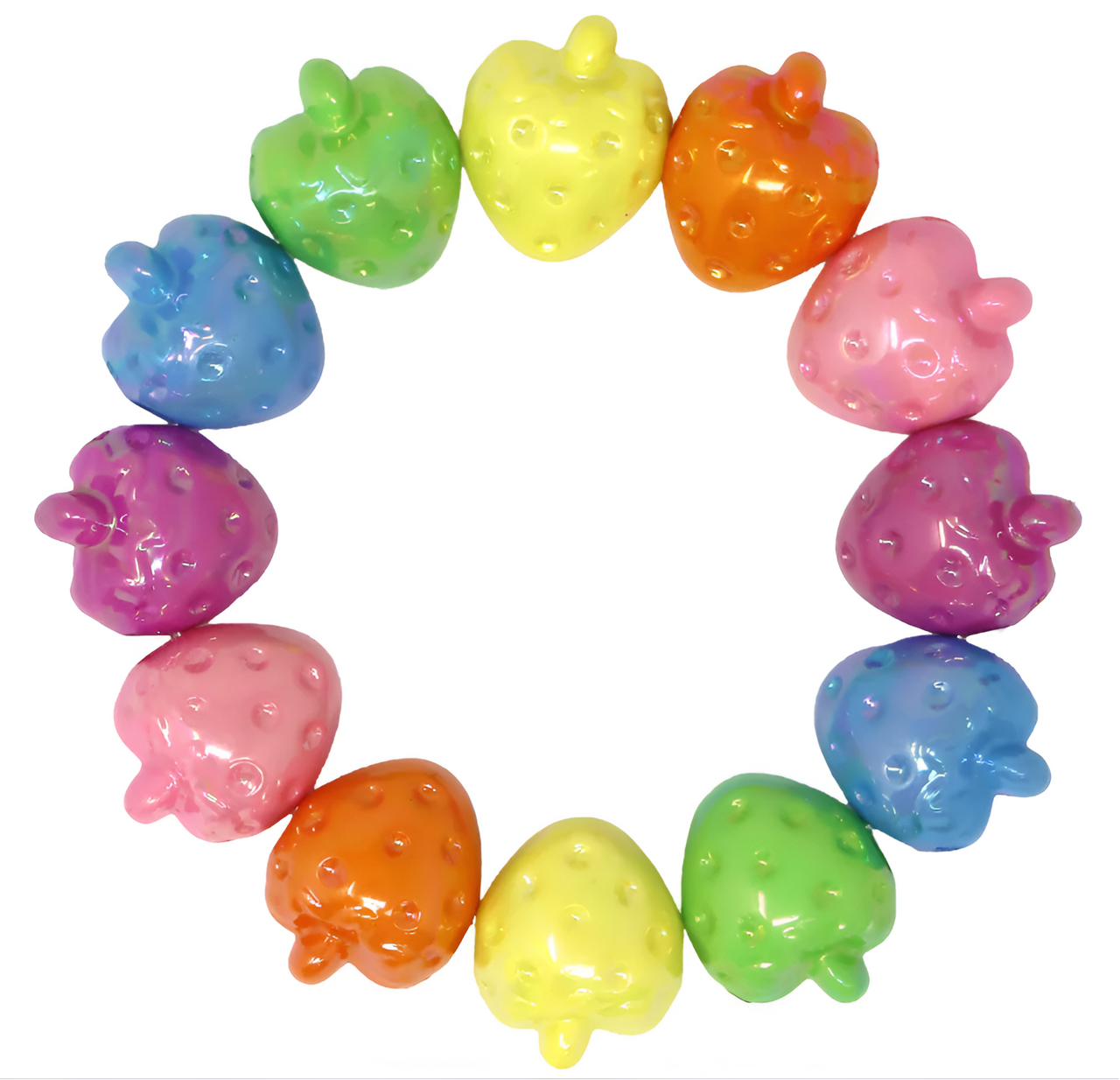Rainbow Strawberry Bracelet
