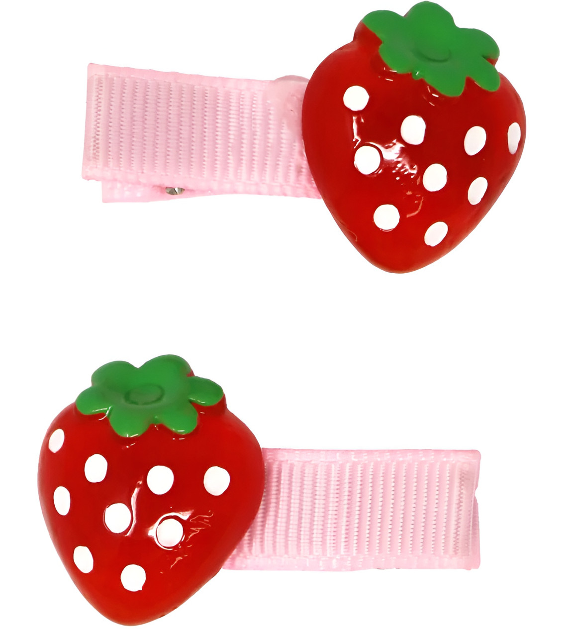 Strawberry Pop Hair Clips