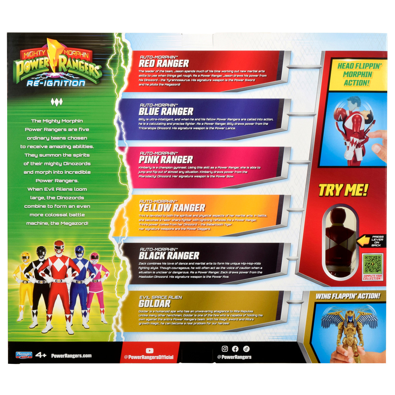 Power Rangers Re-Ignition Auto-Morphin Battle Pack