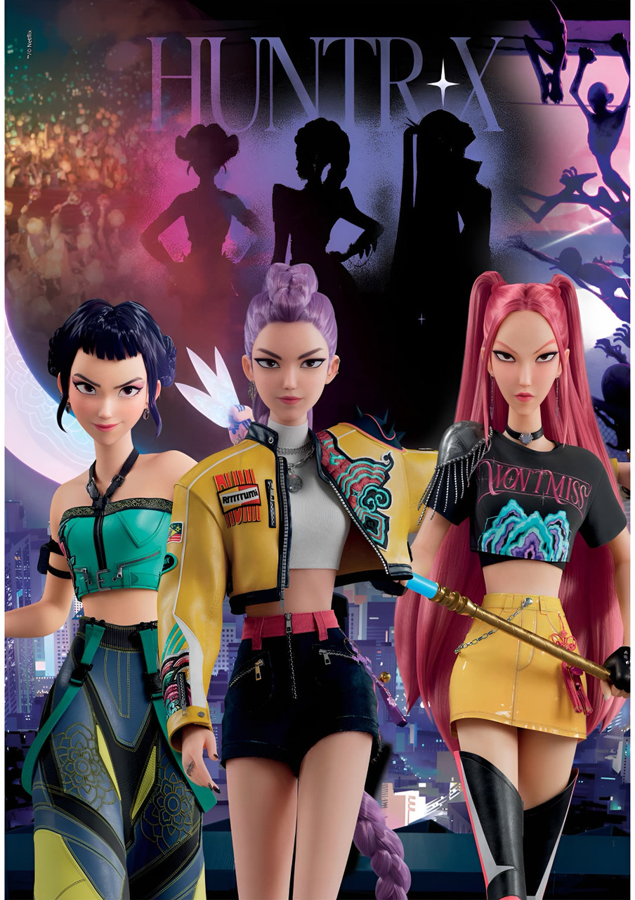 Clementoni - K-Pop Demon Hunters Huntrix 500pc Jigsaw Puzzle