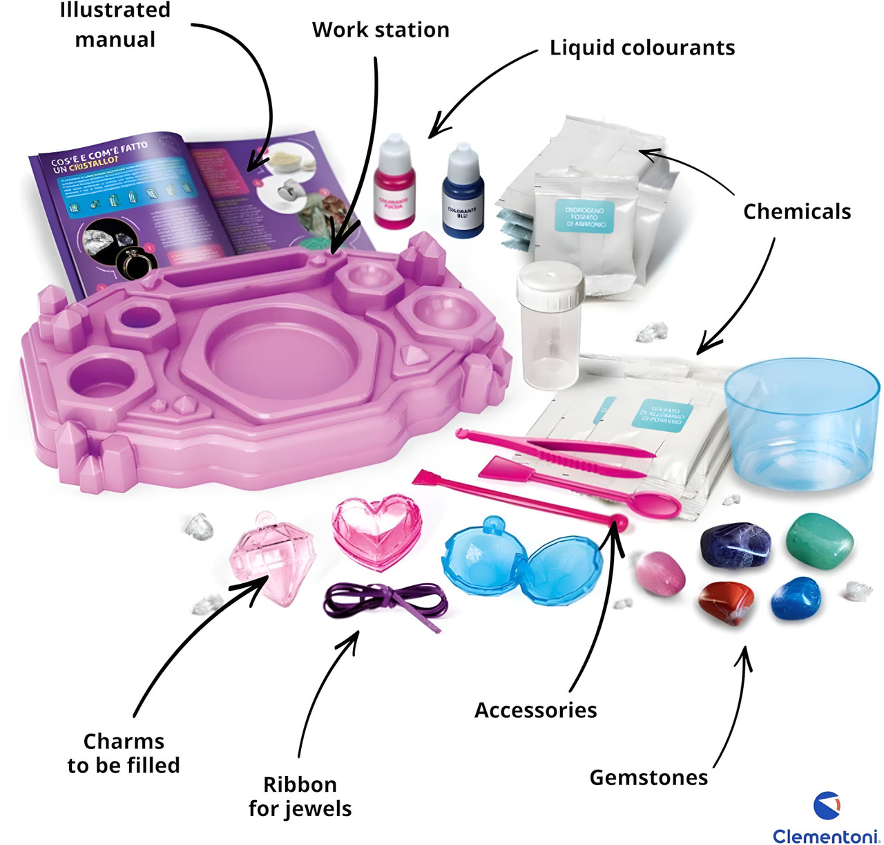 Clementoni Idea - Crystal Jewellry Creator