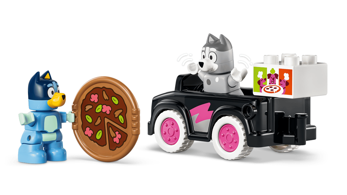 LEGO DUPLO Pizza Girls with Muffin and Bluey 10469