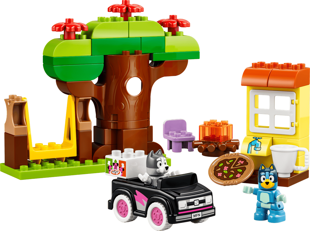LEGO DUPLO Pizza Girls with Muffin and Bluey 10469