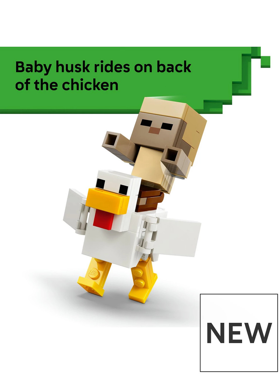 LEGO Minecraft Chicken Jockey Desert Attack Toy 21592