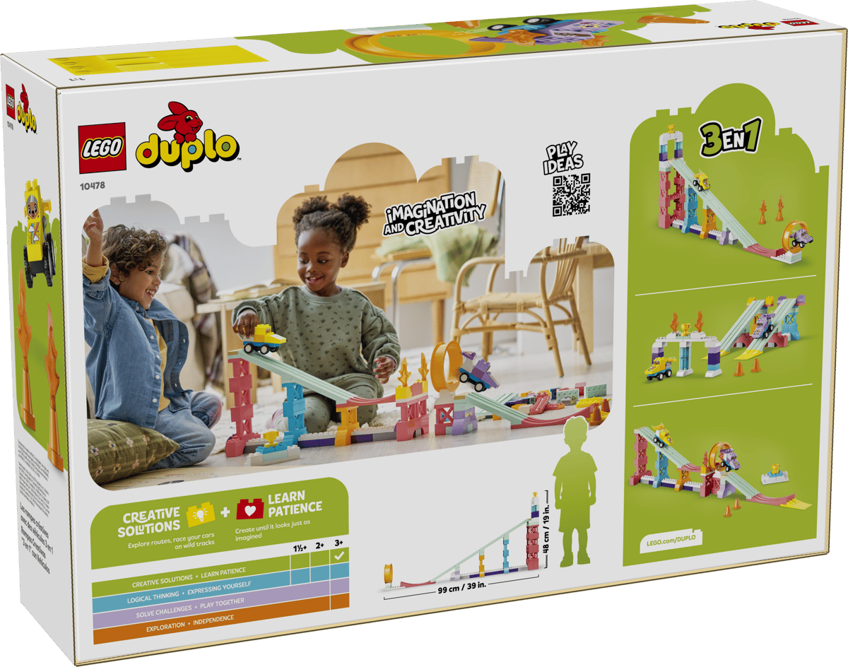 LEGO DUPLO 3 in 1 Creative Ramps with Vehicles 10478
