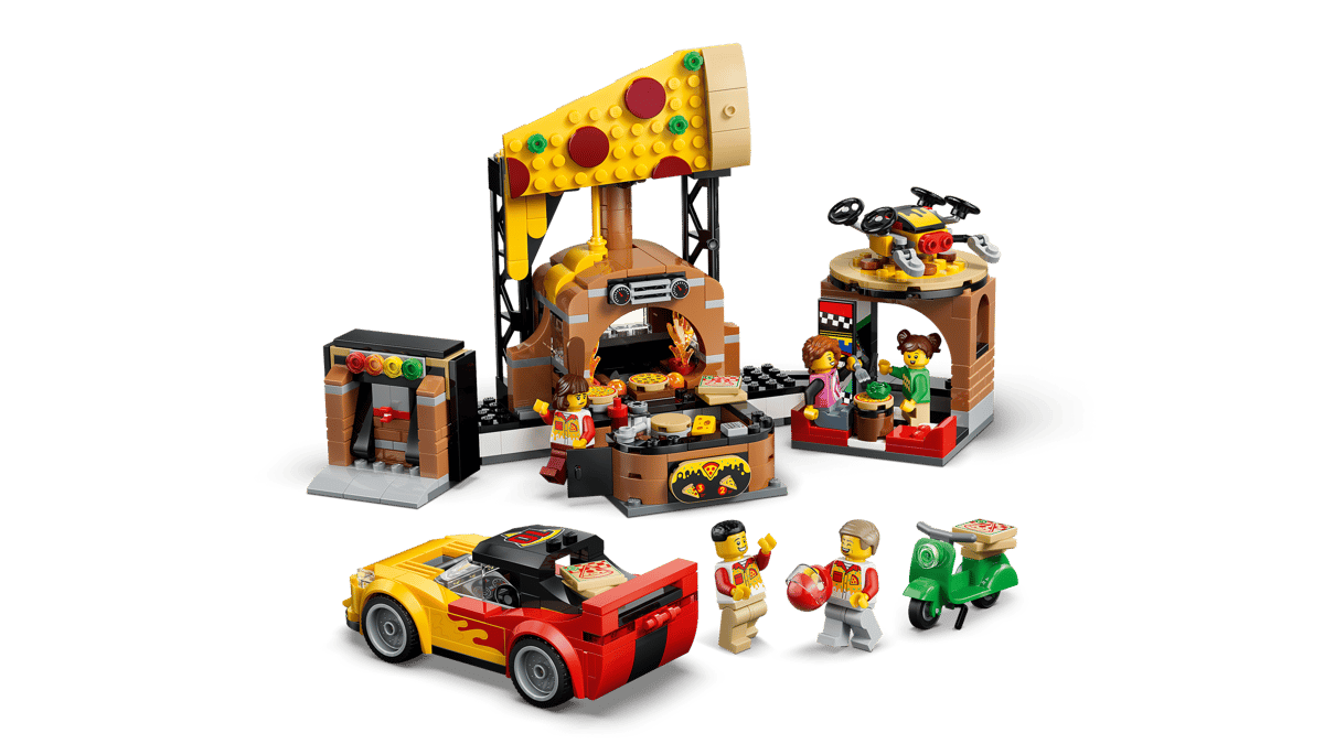 LEGO City Pizza Delivery Experience with Vehicles 60496