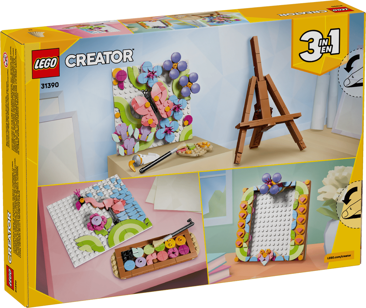 LEGO Creator 3-in-1 Floral Art Decor Painting 31390