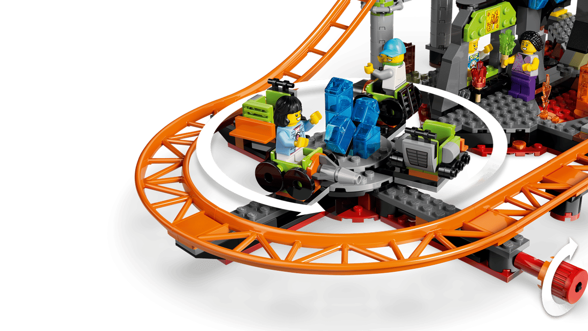 LEGO City Lava Land Roller Coaster Park 60501