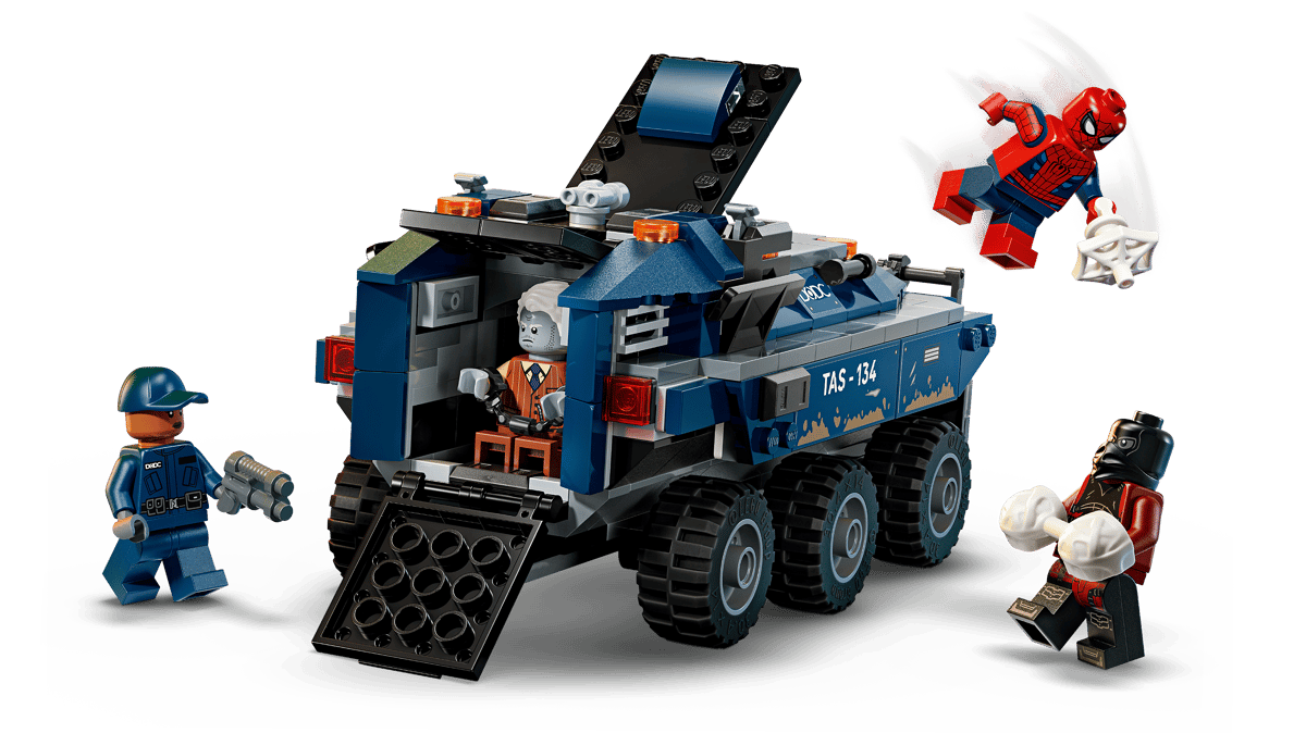 LEGO Marvel Spider-Man Prison Transport Chase 76349