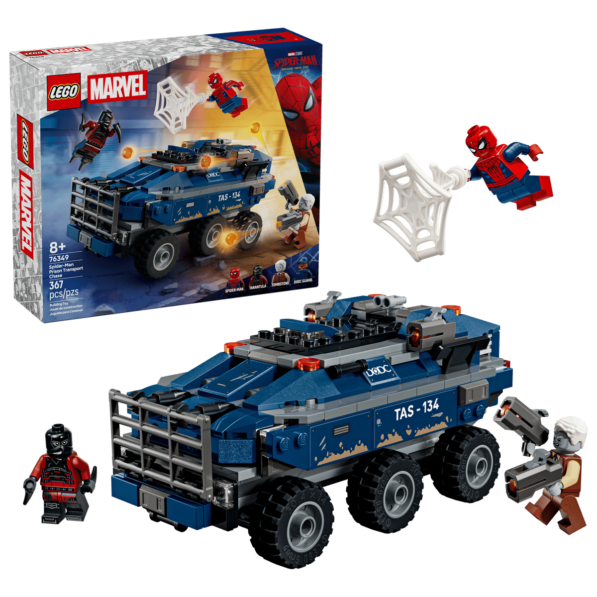 LEGO Marvel Spider-Man Prison Transport Chase 76349