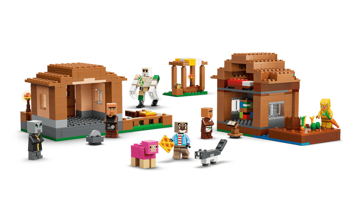 LEGO Minecraft Evoker Village Attack 21596