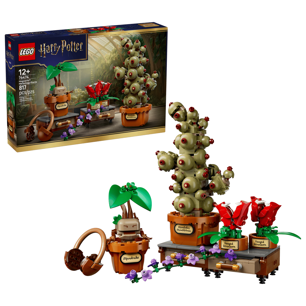 LEGO Harry Potter Hogwarts Herbology Plants 76474