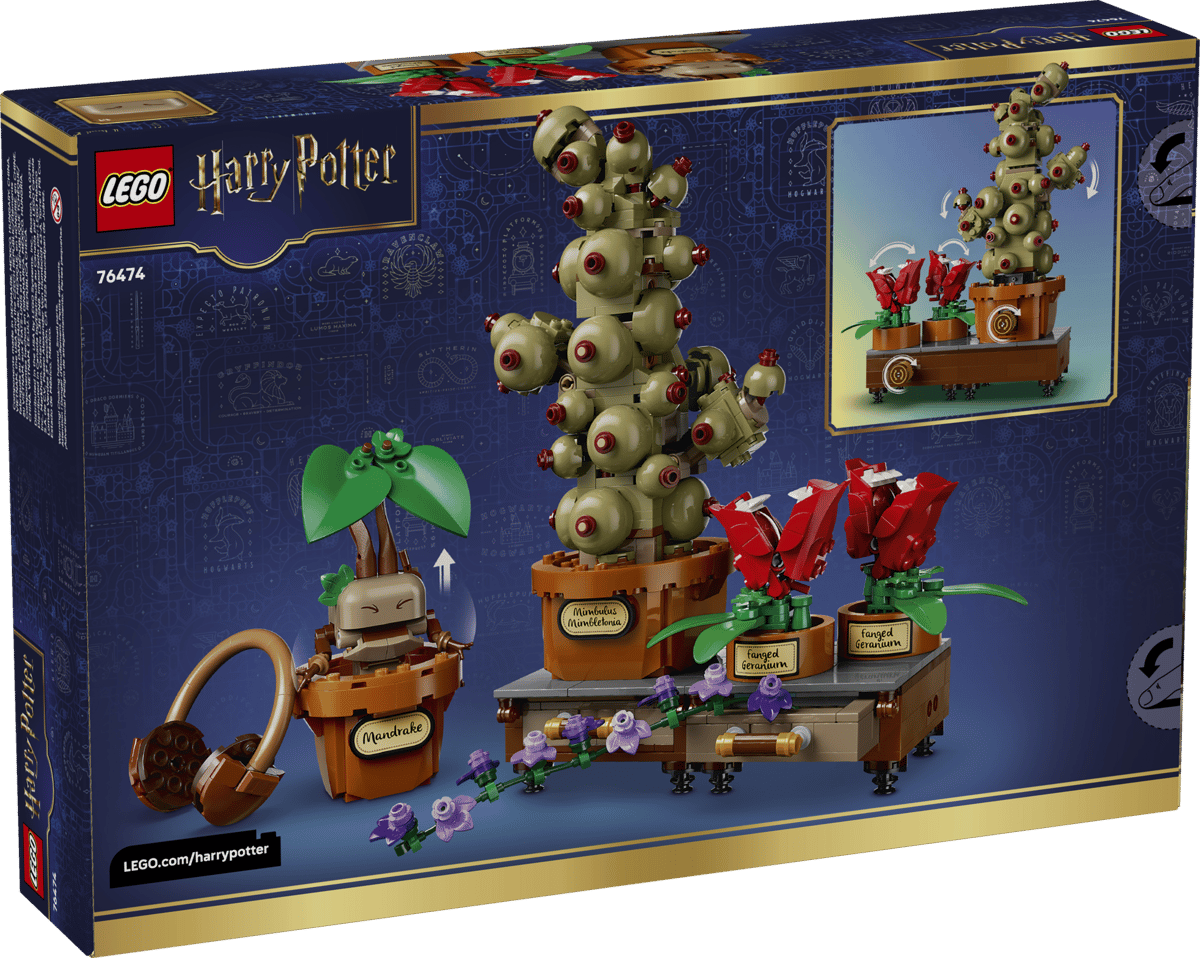LEGO Harry Potter Hogwarts Herbology Plants 76474
